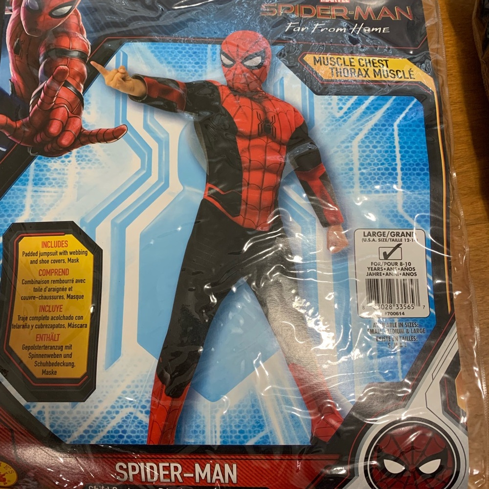 Spiderman Far From Home Superhero Costume Marvel